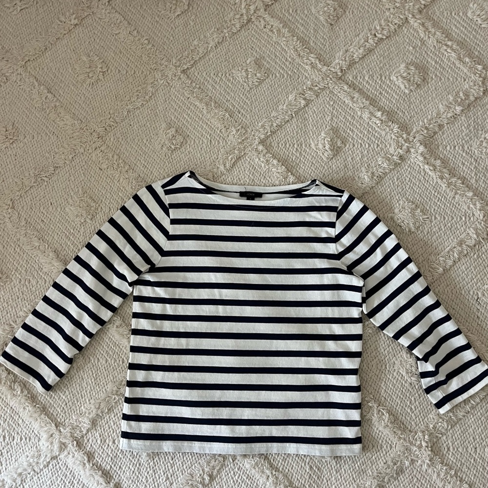 J crew classic striped t shirt